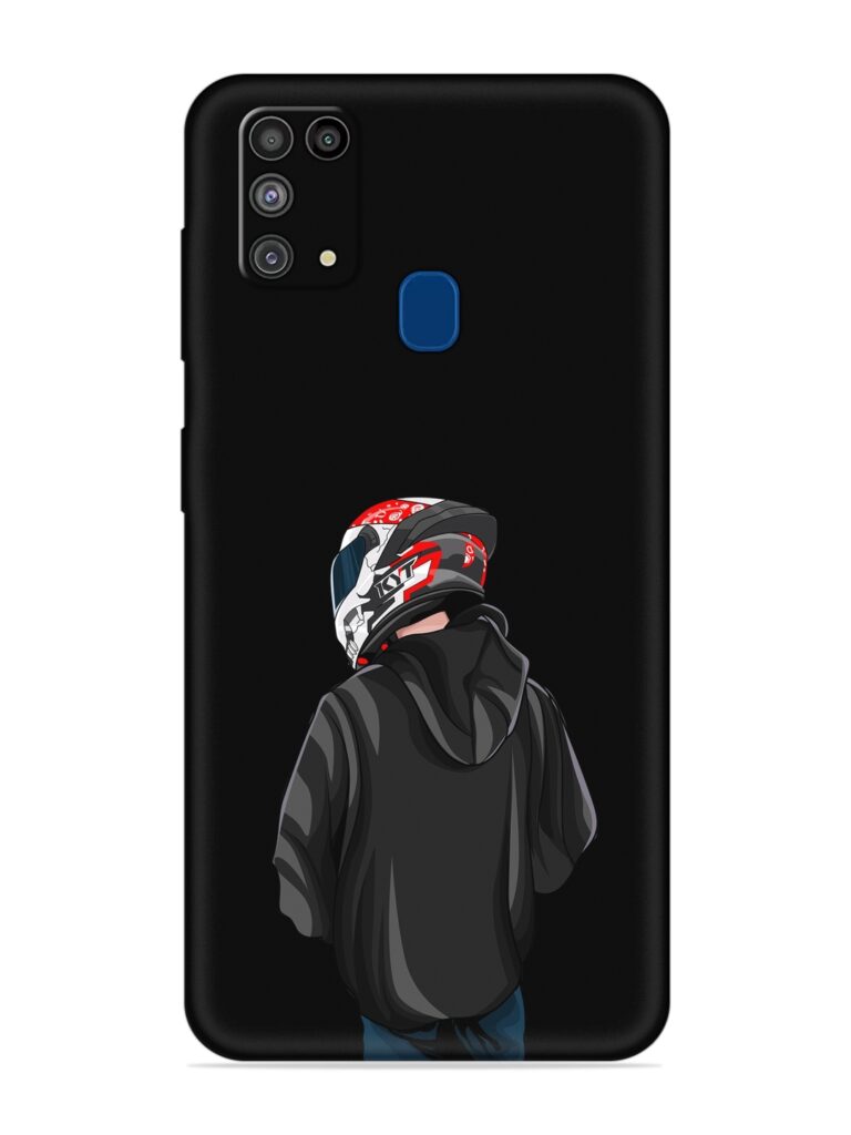 Motorcycle Rider Soft Silicone Case for Samsung Galaxy M31 Zapvi