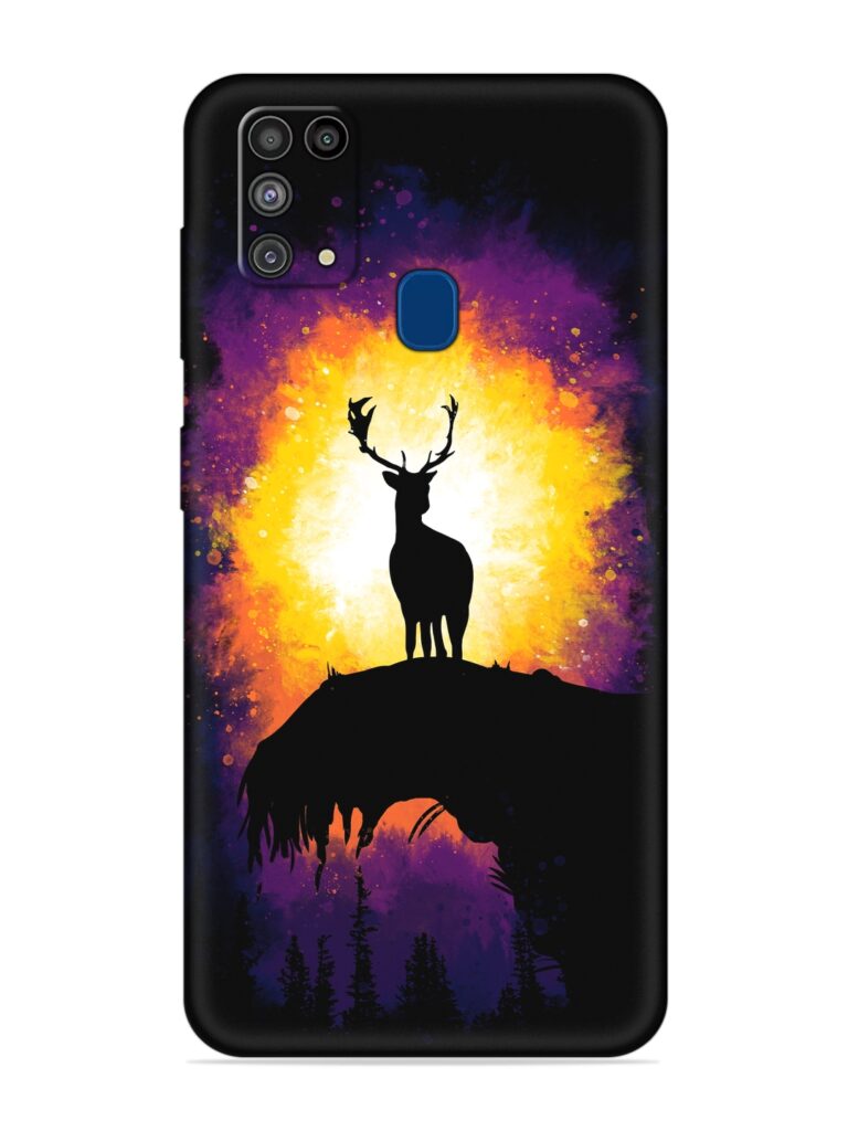 Elk Animal Art Soft Silicone Case for Samsung Galaxy M31 Zapvi