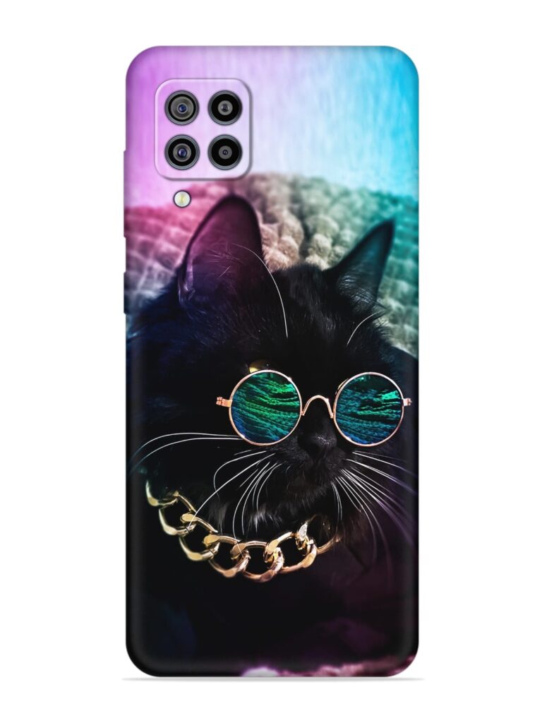 Black Cat Soft Silicone Case for Samsung Galaxy M32 (4G) Zapvi