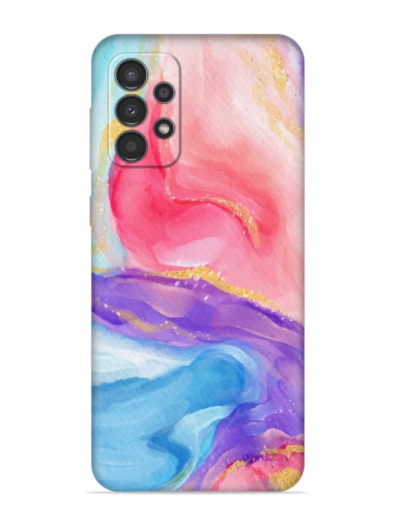 Watercolor Gradient Soft Silicone Case for Samsung Galaxy M32 (5G) Zapvi