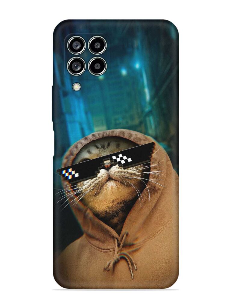 Thug Life Cat Soft Silicone Case for Samsung Galaxy M33 (5G) Zapvi