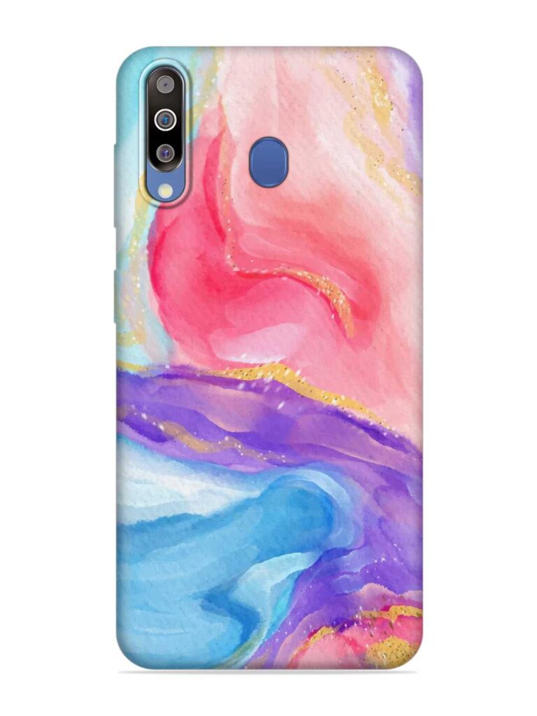 Watercolor Gradient Soft Silicone Case for Samsung Galaxy M40 Zapvi