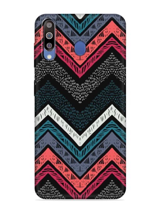 Handmade Stripes Bright Soft Silicone Case for Samsung Galaxy M40 Zapvi