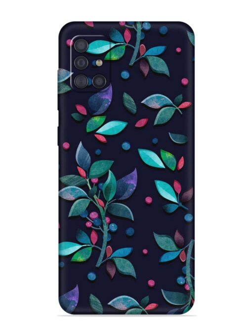 Decorative Watercolor Flower Soft Silicone Case for Samsung Galaxy M51 Zapvi