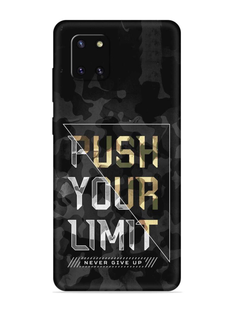 Push Your Limits Soft Silicone Case for Samsung Galaxy Note 10 Lite Zapvi