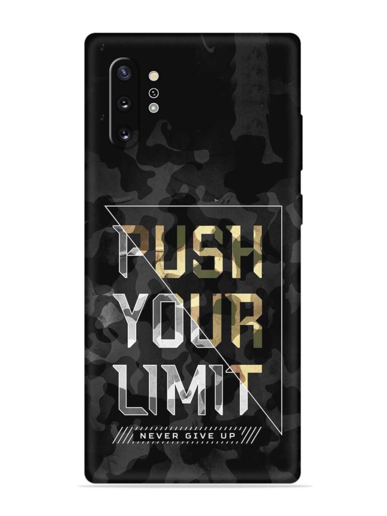 Push Your Limits Soft Silicone Case for Samsung Galaxy Note 10 Plus Zapvi