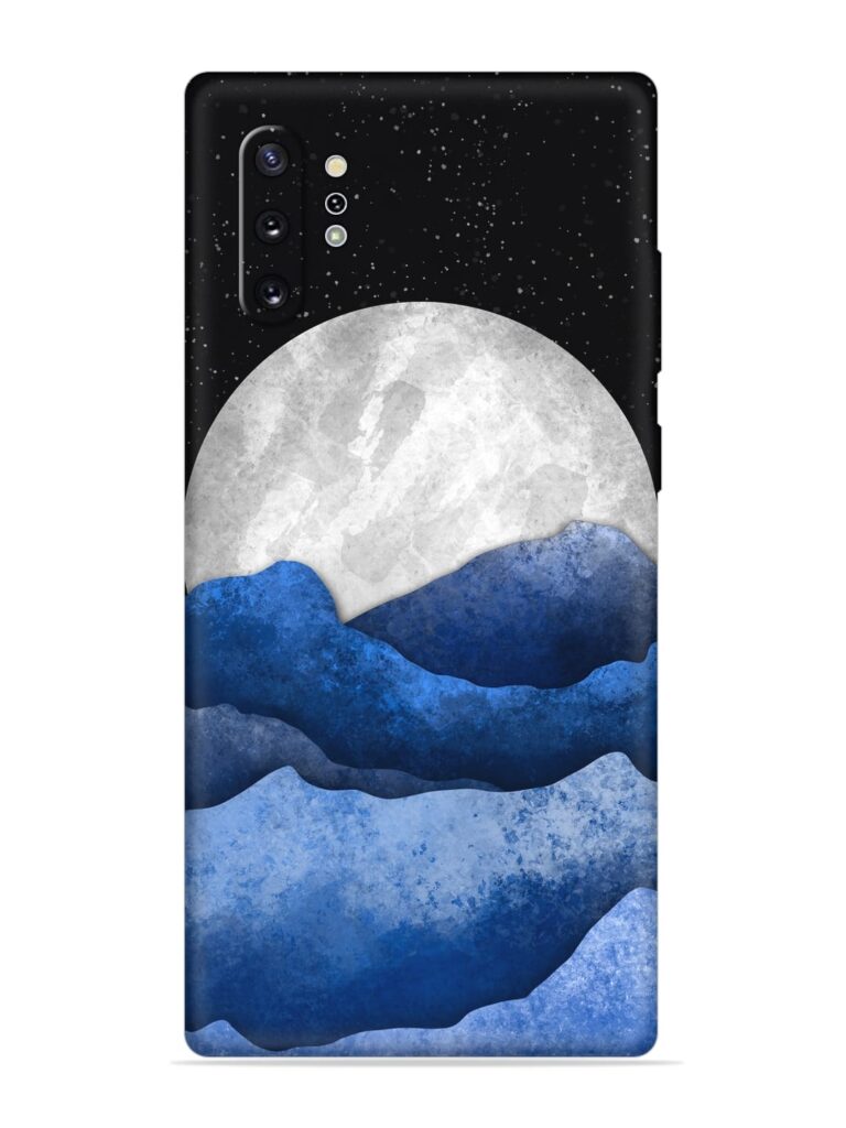 Full Moon Mountain Vector Soft Silicone Case for Samsung Galaxy Note 10 Plus Zapvi