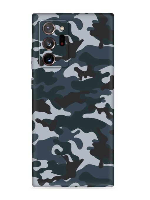 Dark Blue Army Military Art Soft Silicone Case for Samsung Galaxy Note 20 Ultra Zapvi