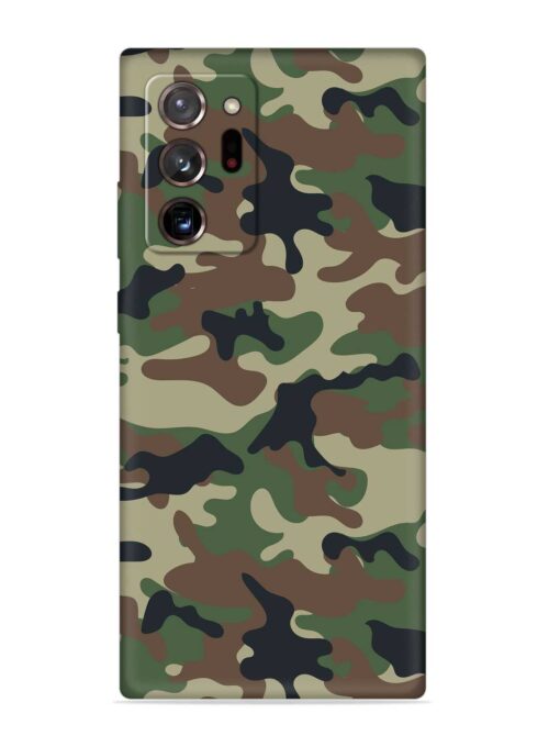 Army Military Camouflage Dark Green Soft Silicone Case for Samsung Galaxy Note 20 Ultra Zapvi