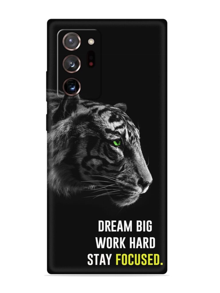 Dream Big Work Hard Soft Silicone Case for Samsung Galaxy Note 20 Ultra Zapvi