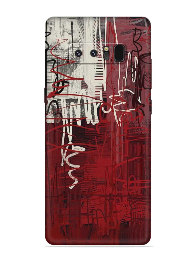 Abstract Background Art Soft Silicone Case for Samsung Galaxy Note 8 Zapvi
