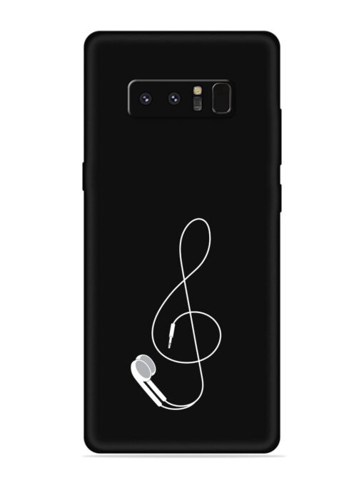 Music Earphone Vector Soft Silicone Case for Samsung Galaxy Note 8 Zapvi