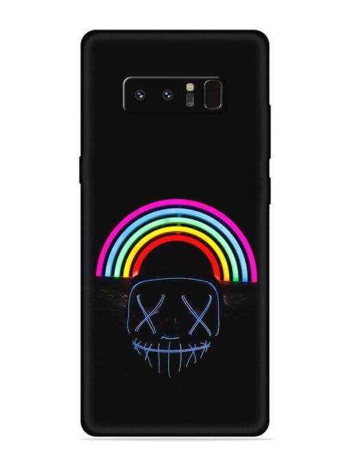 Mask Rainbow Soft Silicone Case for Samsung Galaxy Note 8 Zapvi