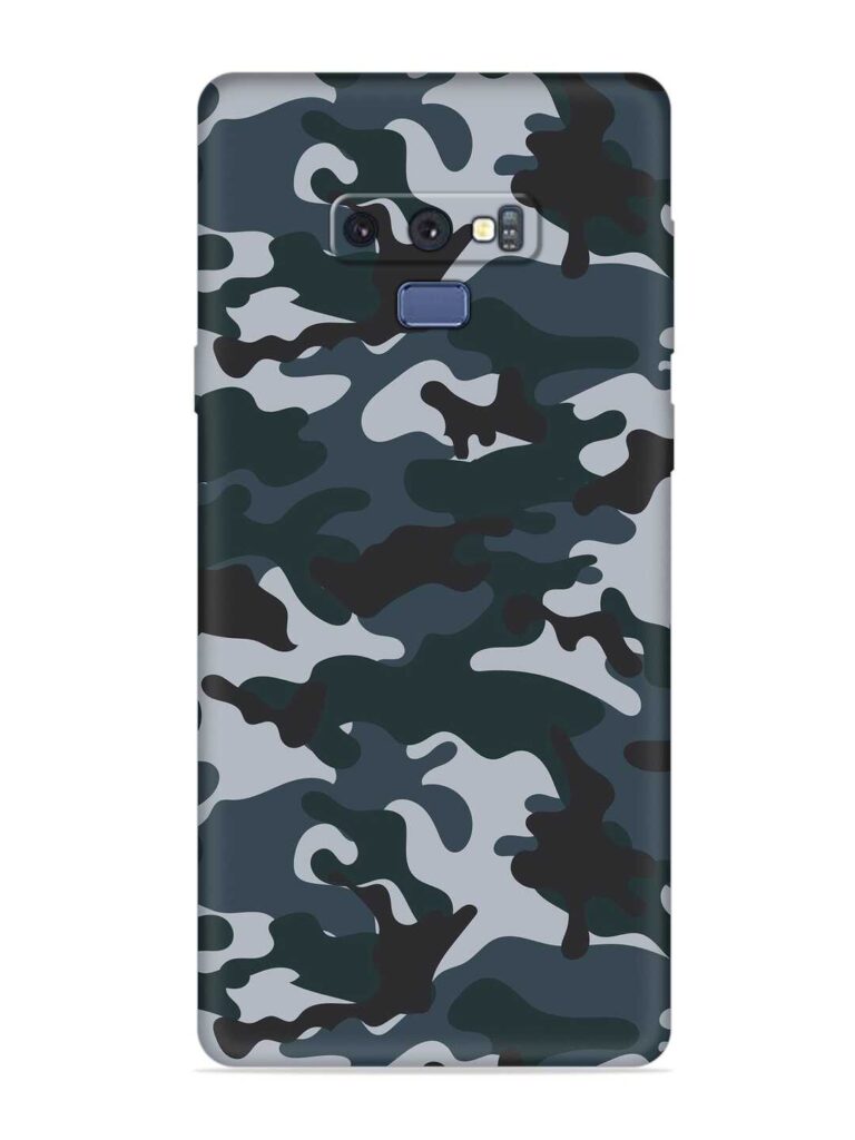 Dark Blue Army Military Art Soft Silicone Case for Samsung Galaxy Note 9 Zapvi