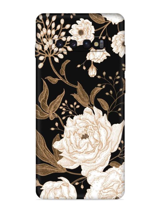 Peonies Roses Floral Soft Silicone Case for Samsung Galaxy S10 Plus Zapvi