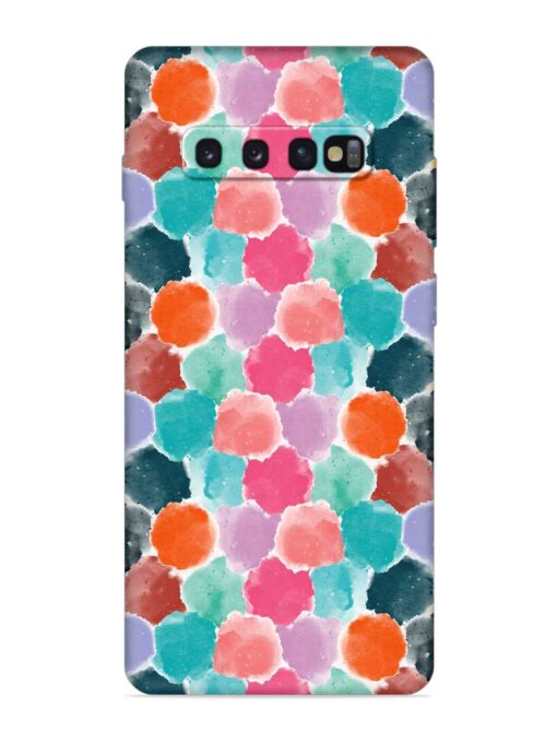 Colorful Seamless Pattern Soft Silicone Case for Samsung Galaxy S10 Plus Zapvi