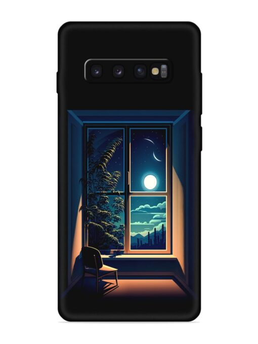 Night View At Window Soft Silicone Case for Samsung Galaxy S10 Plus Zapvi