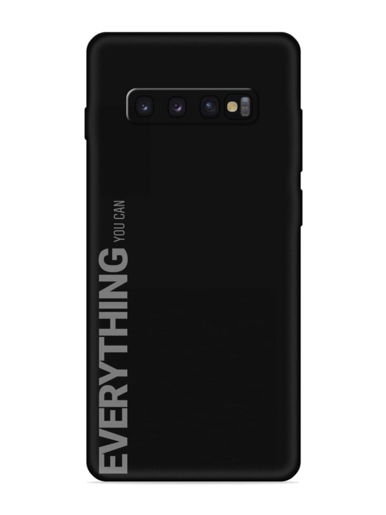 Everything You Can Soft Silicone Case for Samsung Galaxy S10 Plus Zapvi