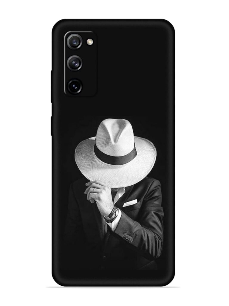 Men Under Hat Soft Silicone Case for Samsung Galaxy S20 Zapvi