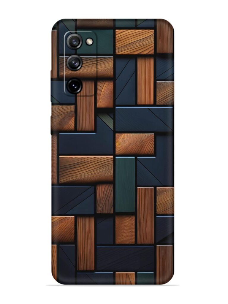 Wooden Background Cubes Soft Silicone Case for Samsung Galaxy S20 Zapvi