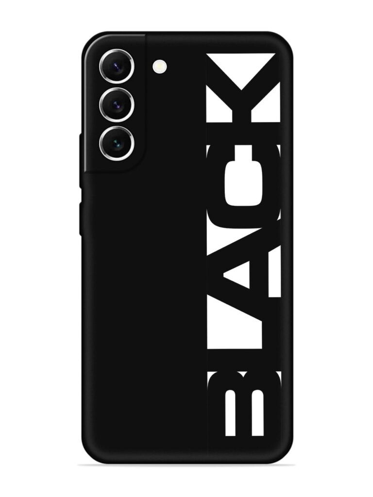 Black Typo Soft Silicone Case for Samsung Galaxy S21 FE (5G) Zapvi