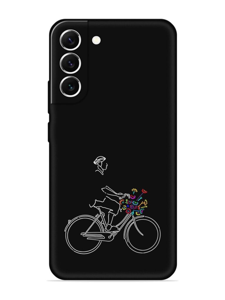 Minimalist Cycle Art Soft Silicone Case for Samsung Galaxy S21 Plus Zapvi