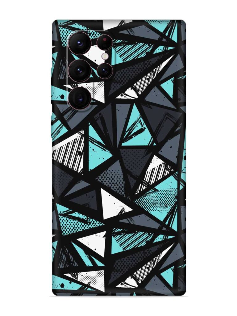 Abstract Seamless Soft Silicone Case for Samsung Galaxy S22 Ultra Zapvi
