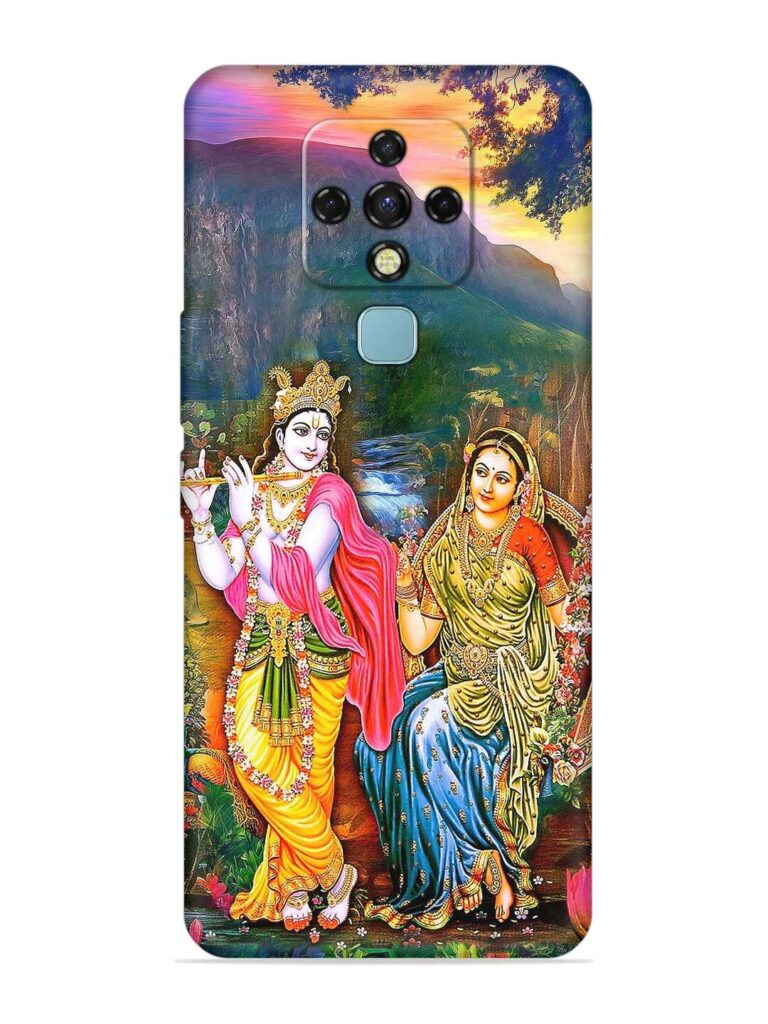 Radha Krishna Painting Soft Silicone Case for Tecno Camon 16 Zapvi