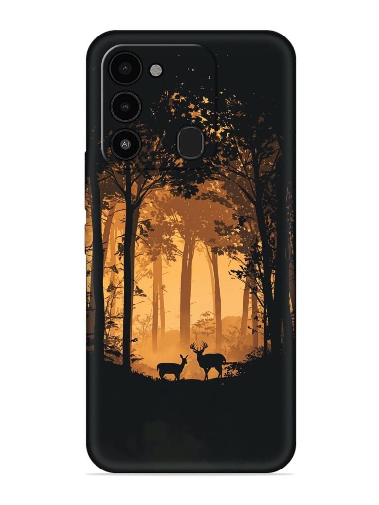 Northern Hardwood Forest Soft Silicone Case for Tecno Spark 8C Zapvi