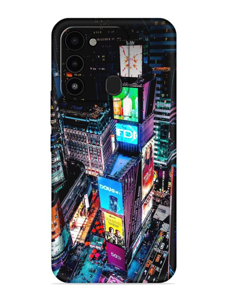 Times Square Soft Silicone Case for Tecno Spark 8C Zapvi