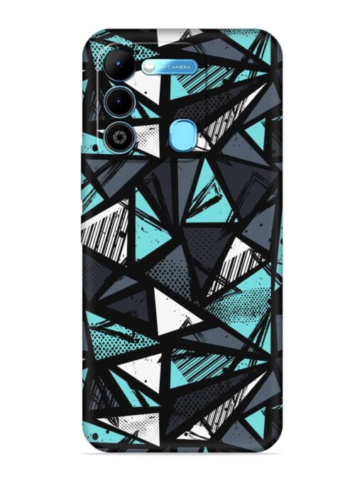 Abstract Seamless Soft Silicone Case for Tecno Spark 9 Zapvi