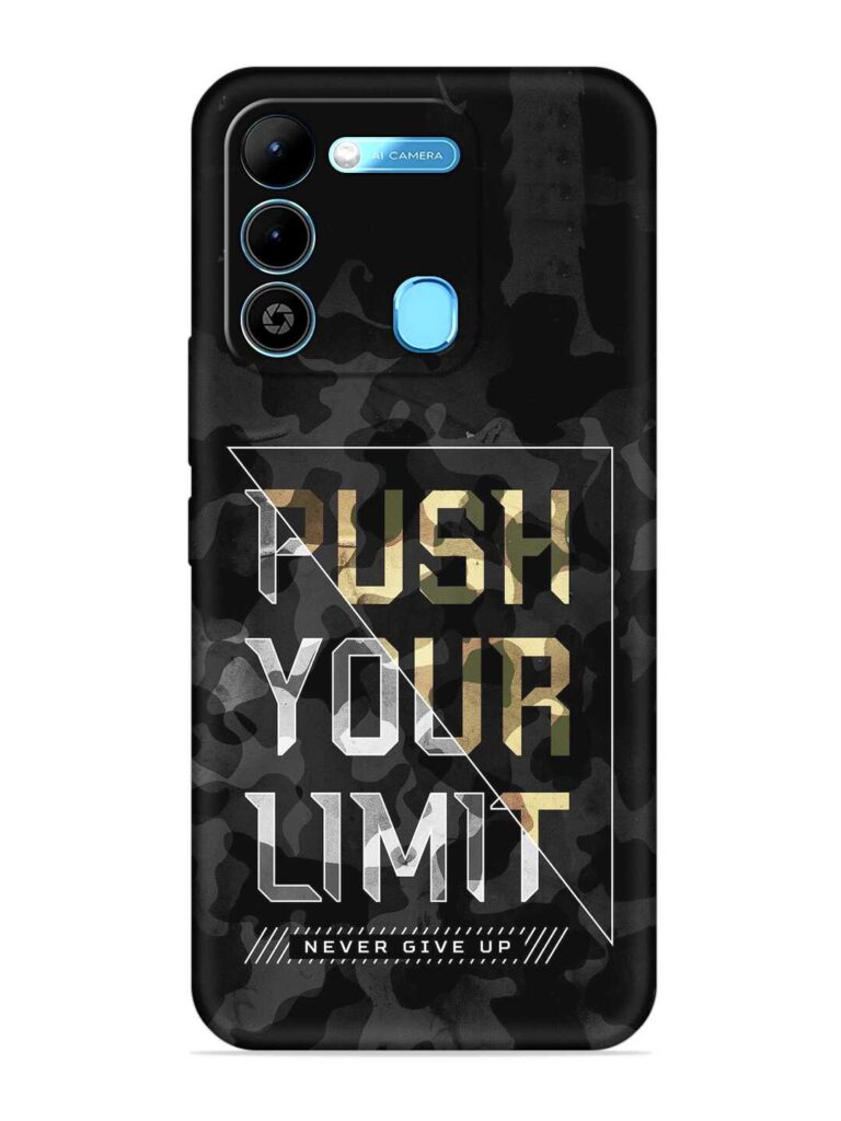 Push Your Limits Soft Silicone Case for Tecno Spark 9 Zapvi