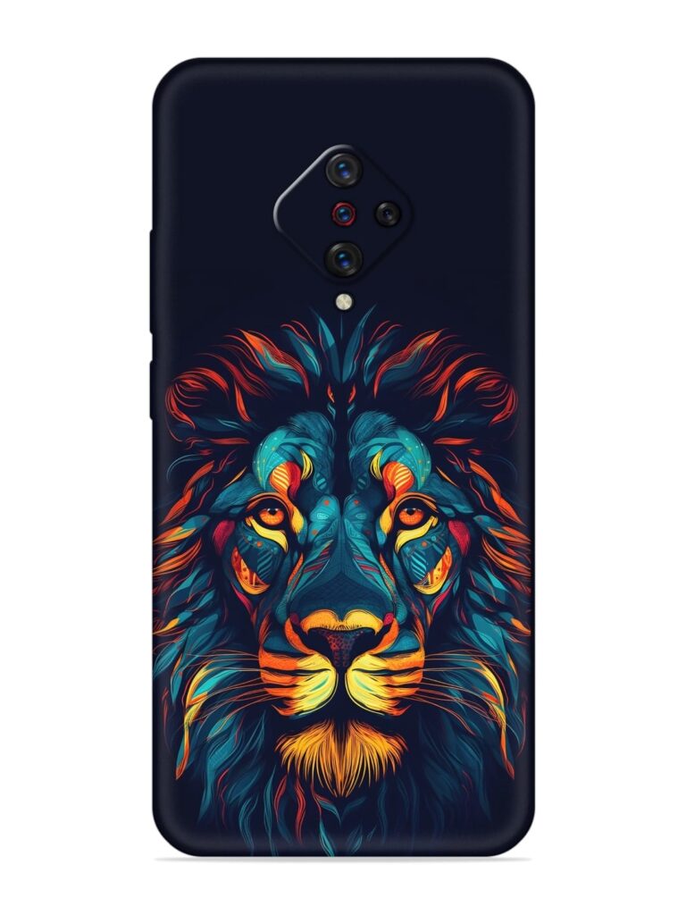 Colorful Lion Soft Silicone Case for Vivo S1 Pro Zapvi
