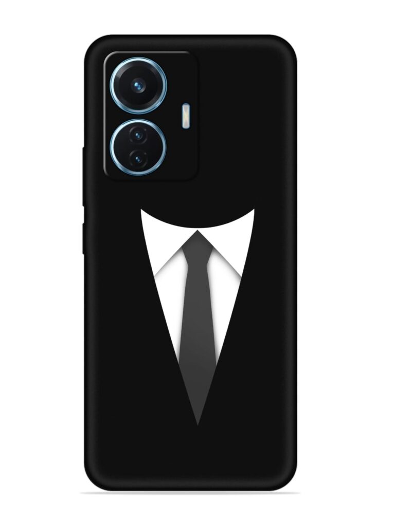 Dark Suit Soft Silicone Case for Vivo T1 (44W) Zapvi