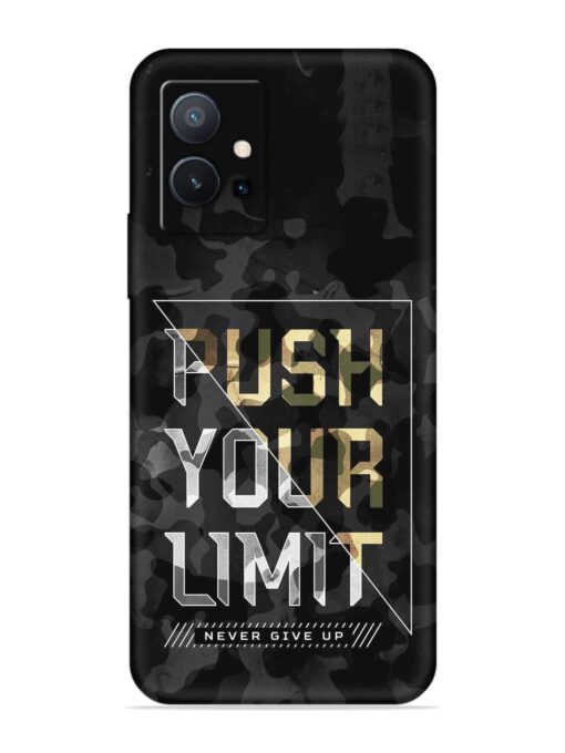 Push Your Limits Soft Silicone Case for Vivo T1 (5G) Zapvi