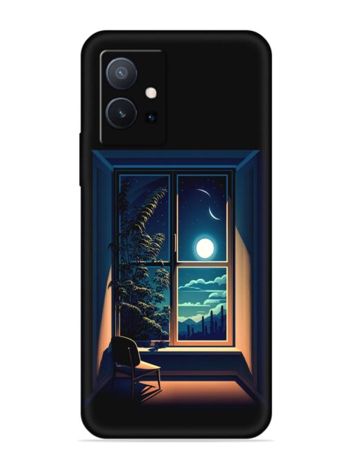 Night View At Window Soft Silicone Case for Vivo T1 (5G) Zapvi