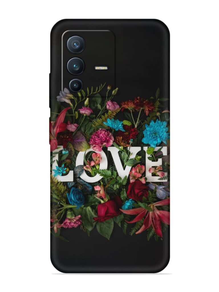 Lover Flower Art Soft Silicone Case for Vivo V23 Pro (5G) Zapvi