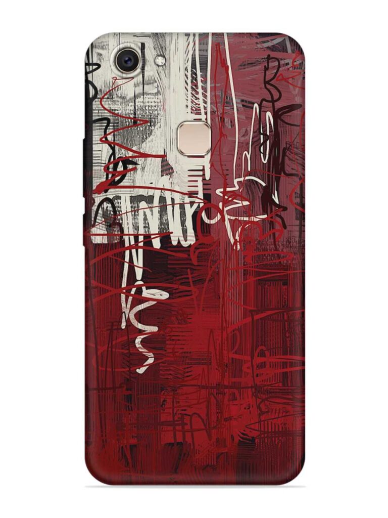 Abstract Background Art Soft Silicone Case for Vivo V7 Plus Zapvi