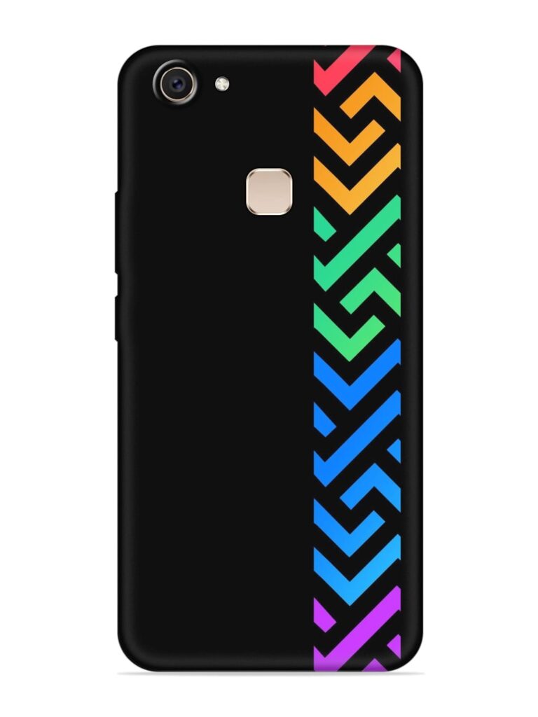 Colorshape Stripes Soft Silicone Case for Vivo V7 Plus Zapvi