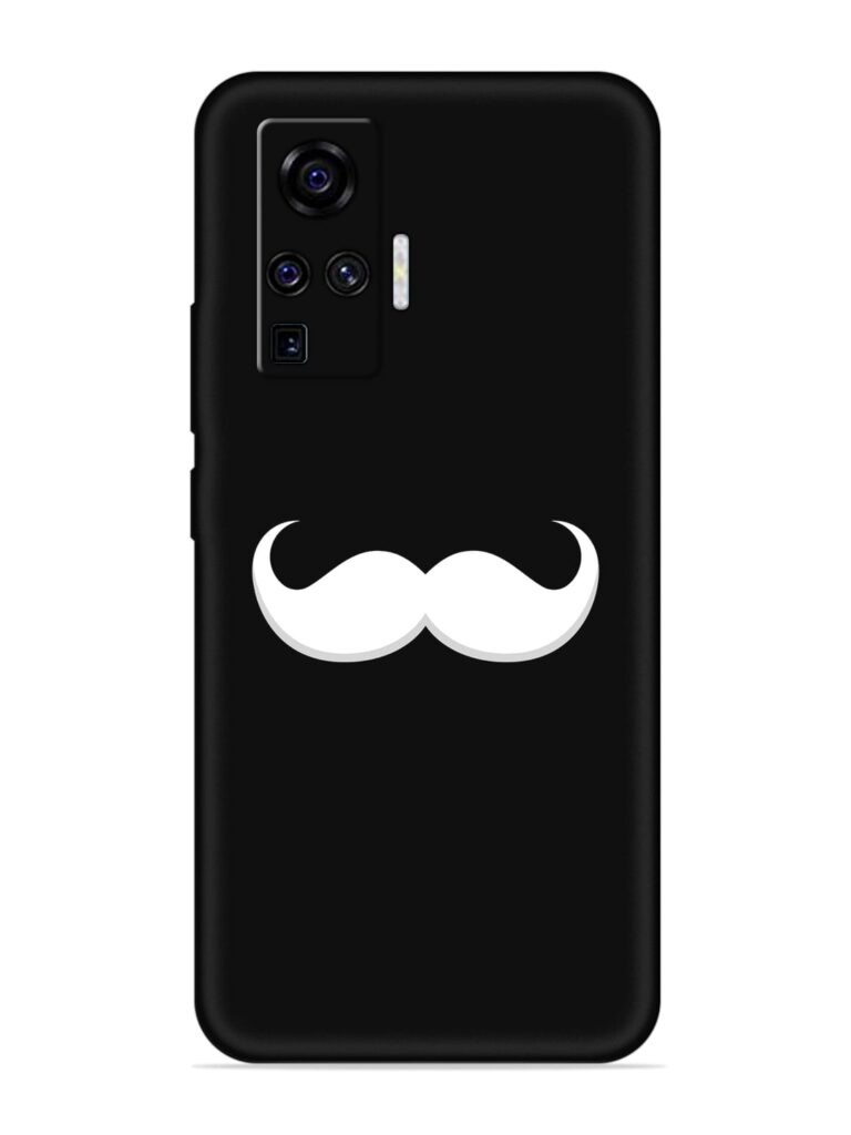 Mustache Vector Soft Silicone Case for Vivo X50 Pro Zapvi