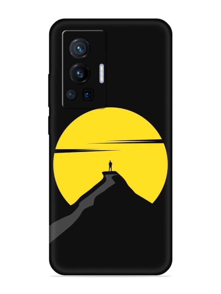Black Ultra Vector Soft Silicone Case for Vivo X70 Pro (5G) Zapvi