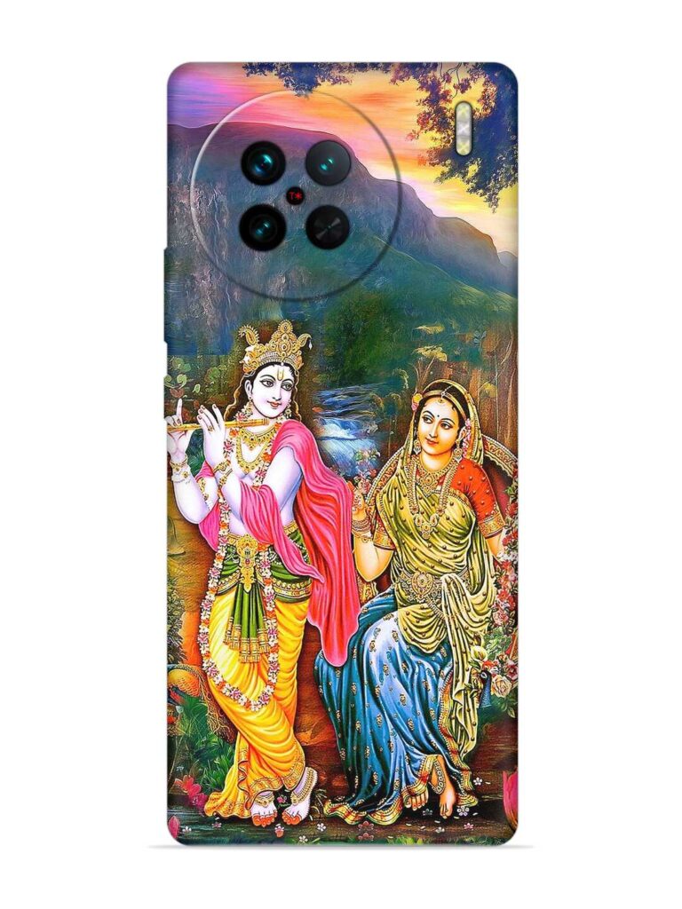 Radha Krishna Painting Soft Silicone Case for Vivo X90 Pro Zapvi