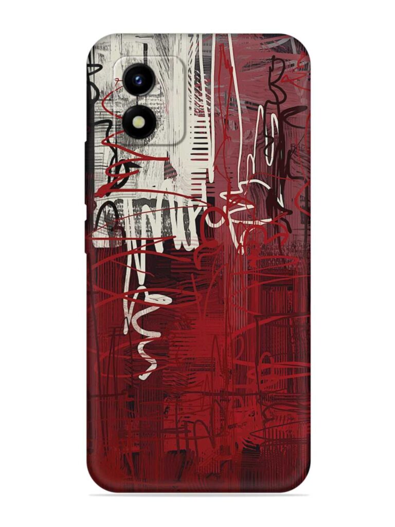 Abstract Background Art Soft Silicone Case for Vivo Y01 Zapvi