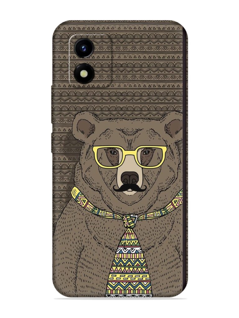 Grizzly Bear Soft Silicone Case for Vivo Y01 Zapvi