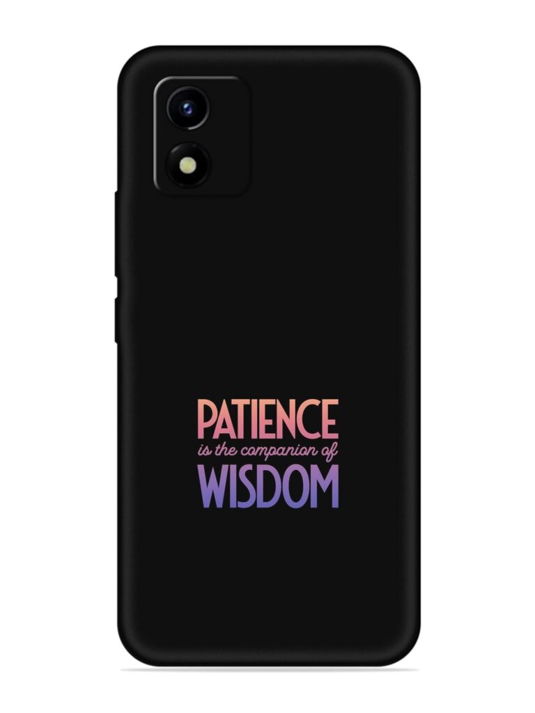 Patience Is The Soft Silicone Case for Vivo Y01 Zapvi