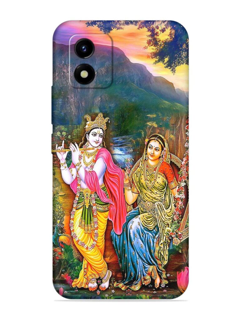 Radha Krishna Painting Soft Silicone Case for Vivo Y01A Zapvi