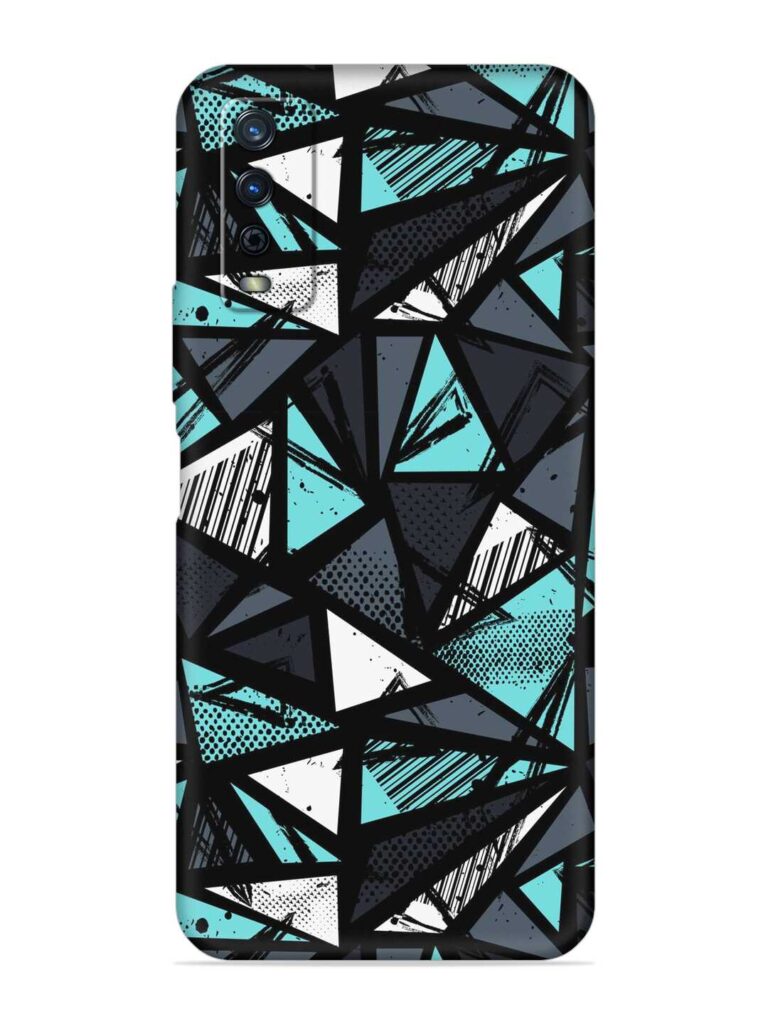 Abstract Seamless Soft Silicone Case for Vivo Y12G Zapvi