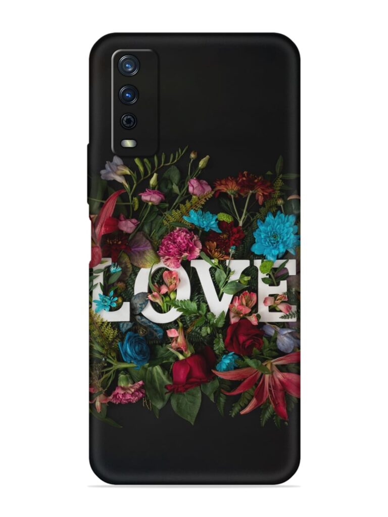 Lover Flower Art Soft Silicone Case for Vivo Y12G Zapvi