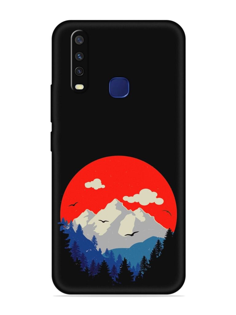 Mountain Abstract Soft Silicone Case for Vivo Y15 Zapvi
