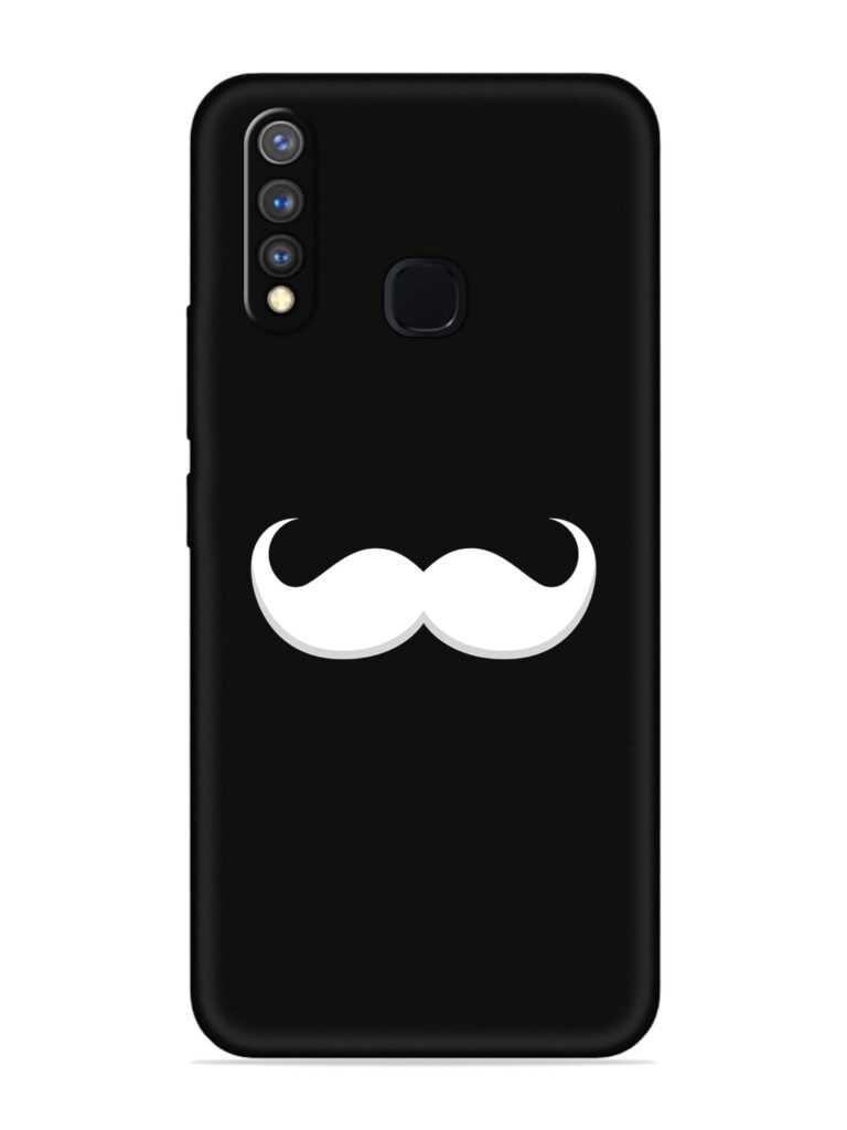 Mustache Vector Soft Silicone Case for Vivo Y19 Zapvi
